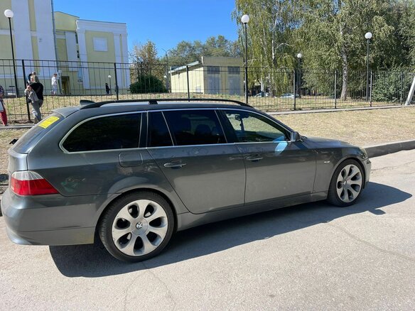 2005 BMW 5 серии 520d V (E60/E61), синий, 1100000 рублей - вид 5