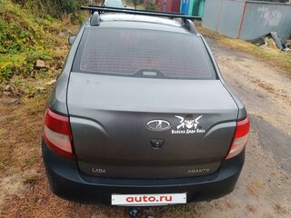 2013 Lada (ВАЗ) Granta I, серебристый, 200000 рублей, вид 4
