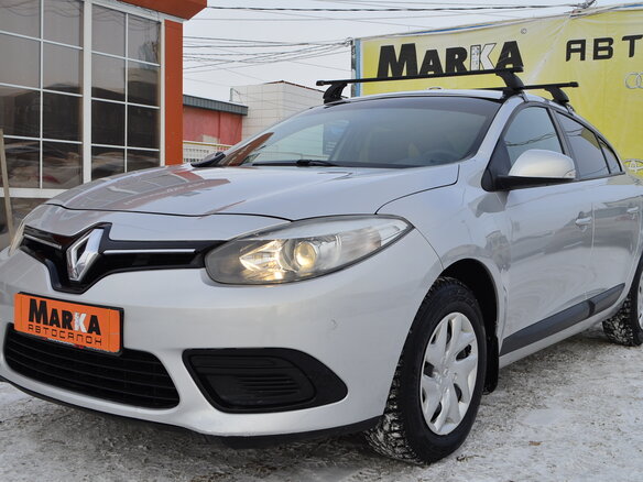 2013 Renault Fluence I Рестайлинг, серебристый - вид 1