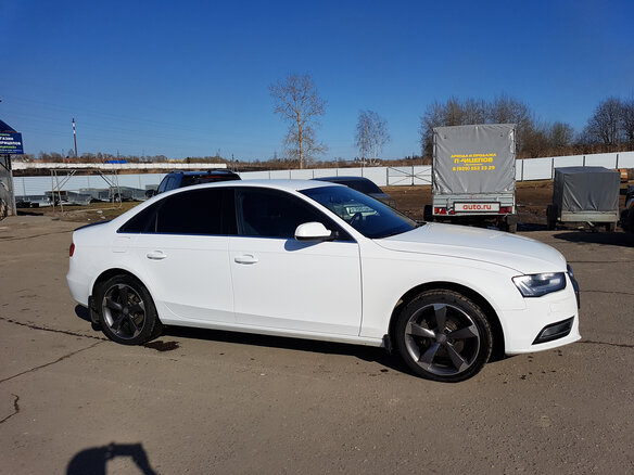 2013 Audi A4 IV (B8) Рестайлинг, белый - вид 7
