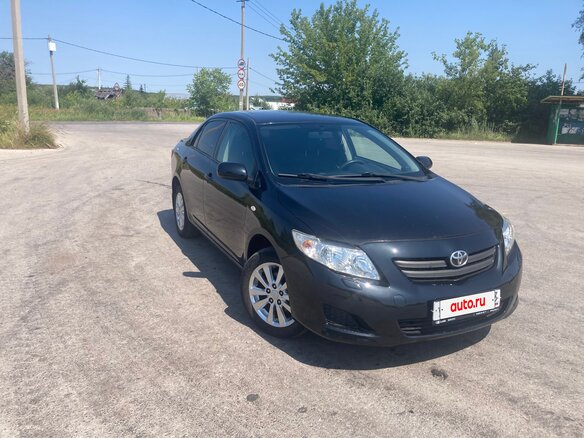 2008 Toyota Corolla X (E140, E150), чёрный - вид 2