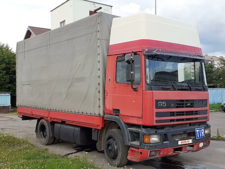 1991 DAF XF 95, красный, 337714 рублей, вид 2