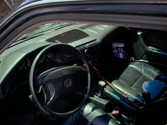 1993 BMW 5 серии 525i III (E34), синий - вид 9