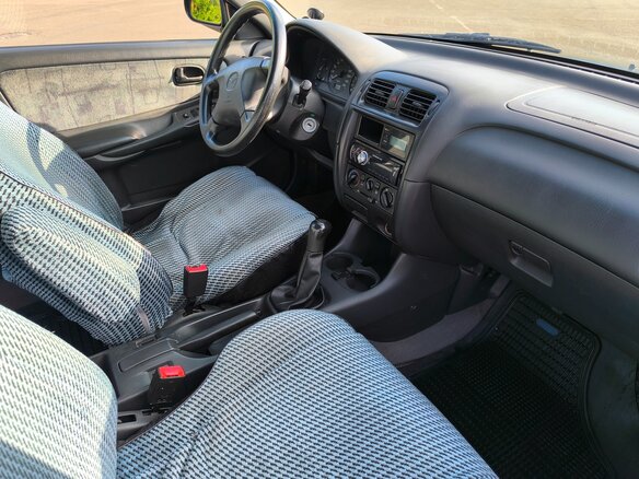 1998 Mazda 626 V (GF), зелёный, 650000 рублей - вид 8