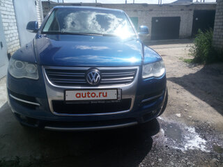 2008 Volkswagen Touareg I Рестайлинг, синий, 1650000 рублей, вид 1