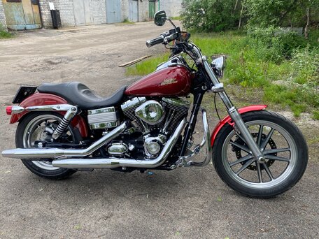 2008 Harley-Davidson Dyna Low Rider, пурпурный, 850000 рублей, вид 1