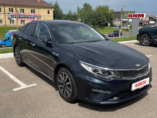 2019 Kia Optima IV Рестайлинг, синий, 1750000 рублей, вид 1