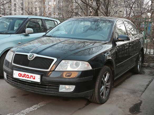2008 Skoda Octavia II (A5), чёрный, 800000 рублей - вид 1