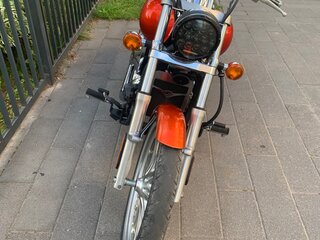 2009 Kawasaki VN900 Vulcan, красный, 400000 рублей, вид 1