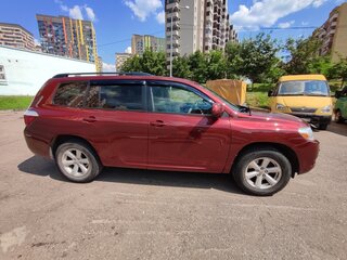 2010 Toyota Highlander II (XU40), пурпурный, 1600000 рублей, вид 4