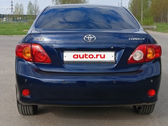 2008 Toyota Corolla X (E140, E150), синий, 780000 рублей - вид 3