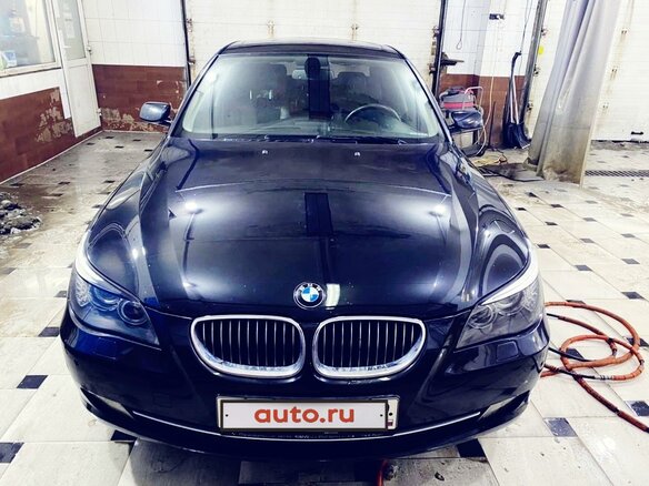 2008 BMW 5 серии 525xi V (E60/E61) Рестайлинг, чёрный - вид 6