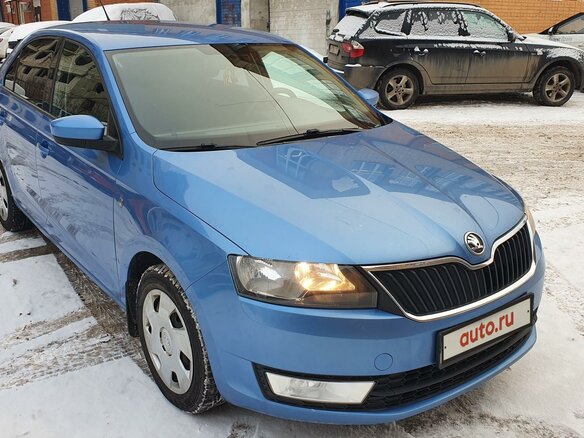 2014 Skoda Rapid I, голубой