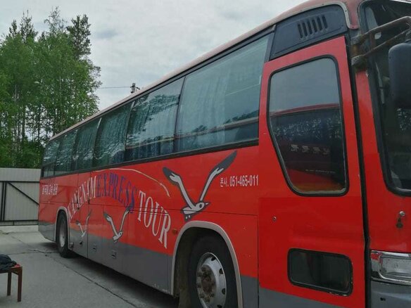 1999 Kia Granbird, красный
