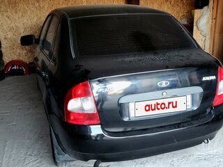 2010 Lada (ВАЗ) Kalina I, чёрный, 160000 рублей, вид 1