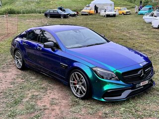 2016 Mercedes-Benz CLS 250 BlueTEC II (C218) Рестайлинг, синий, 3650000 рублей, вид 5