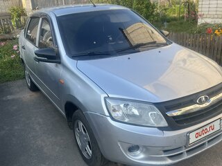 2012 Lada (ВАЗ) Granta I, серебристый, 450000 рублей, вид 4