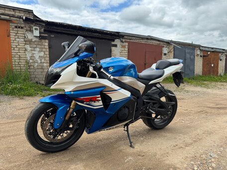 2010 Suzuki GSX-R 1000, синий, 600000 рублей, вид 2