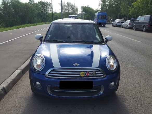 2012 Mini Hatch Cooper II (R56) Рестайлинг, синий - вид 4