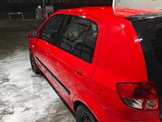 2005 Hyundai Getz I, красный, 460000 рублей, вид 3