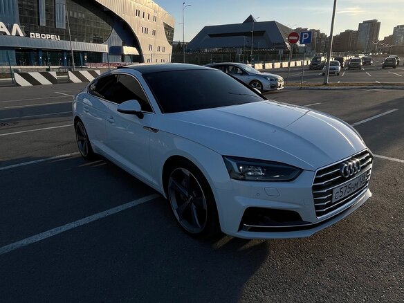 2019 Audi A5 II (F5), белый, 3830000 рублей - вид 3