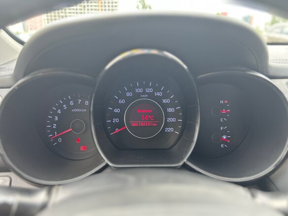 2013 Kia Rio 5-speed III, синий, 825000 рублей - вид 5