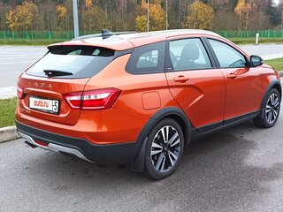 2021 Lada (ВАЗ) Vesta SW Cross I, оранжевый, 1615000 рублей, вид 4