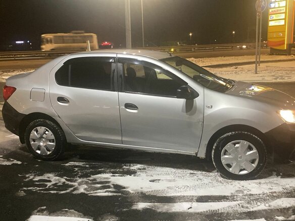 2014 Renault Logan II, серый, 450000 рублей - вид 3