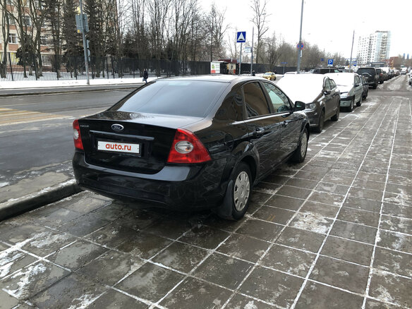 2009 Ford Focus II Рестайлинг, чёрный - вид 4