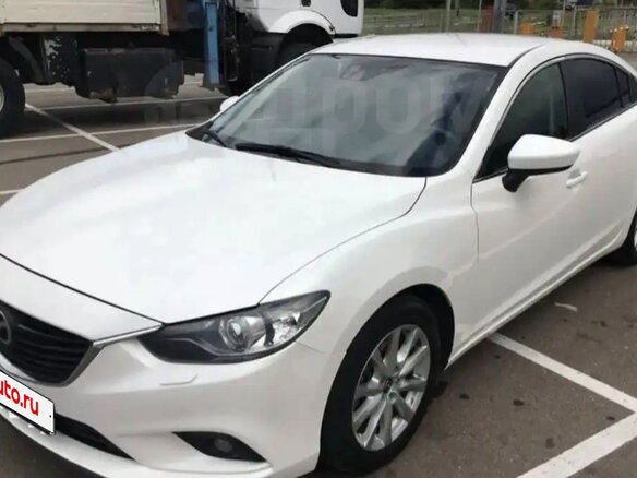 2012 Mazda 6 III (GJ), белый, 1600000 рублей