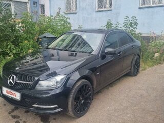 2011 Mercedes-Benz C-Класс 180 BlueEFFICIENCY III (W204) Рестайлинг, чёрный, 1600000 рублей, вид 1