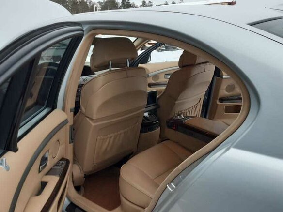 2006 BMW 7 серии 750i IV (E65/E66) Рестайлинг, серебристый - вид 12