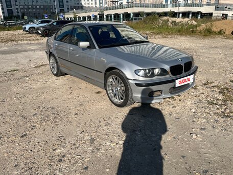 2002 BMW 3 серии 330xi IV (E46) Рестайлинг, серебристый, 700000 рублей, вид 2