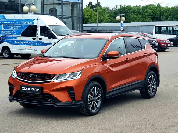2021 Geely Coolray I, оранжевый