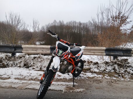 2024 Kayo Basic TT125, оранжевый, 70000 рублей, вид 4
