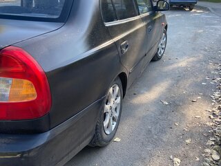 2005 Hyundai Accent ТагАЗ II, чёрный, 350000 рублей, вид 3