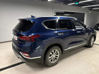 2019 Hyundai Santa Fe IV, синий, 2500000 рублей, вид 4