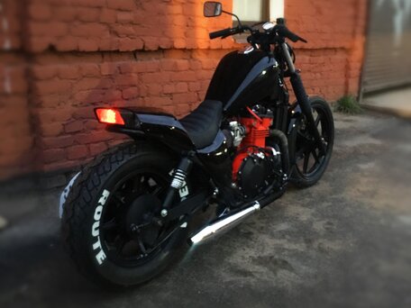 1984 Kawasaki EN500 Vulcan, чёрный, 349000 рублей, вид 1