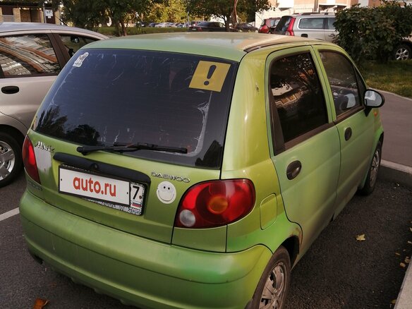 2006 Daewoo Matiz I Рестайлинг, зелёный - вид 3