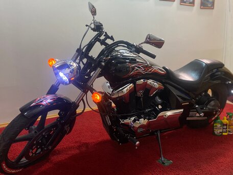 2012 Honda VT 1300CS Sabre, чёрный, 1000000 рублей, вид 1