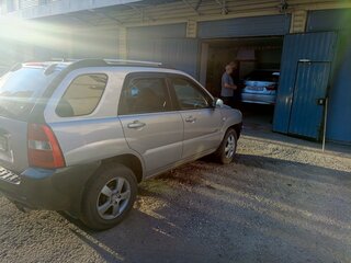 2006 Kia Sportage II, серебристый, 650000 рублей, вид 4