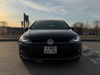 2013 Volkswagen Golf VII, чёрный, 1330000 рублей, вид 2