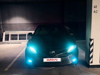 2018 Toyota Camry VIII (XV70), чёрный, 3200000 рублей, вид 2