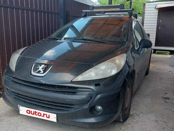 2008 Peugeot 207 I, чёрный, 275000 рублей