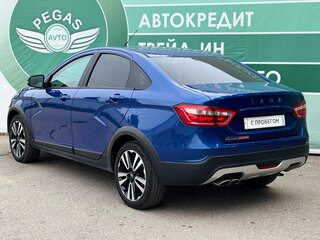 2021 Lada (ВАЗ) Vesta Cross I, синий, 1260000 рублей, вид 4