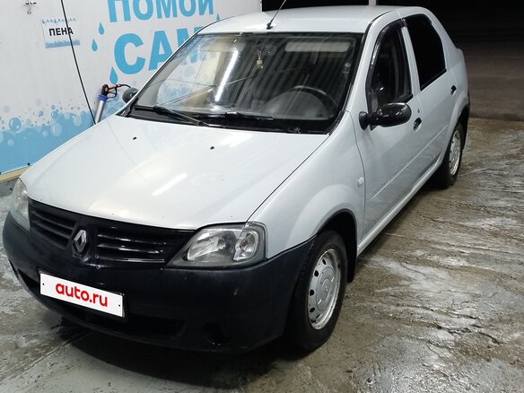 2009 Renault Logan I, серый, 375000 рублей