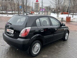 2009 Kia Rio II, чёрный, 705000 рублей, вид 4