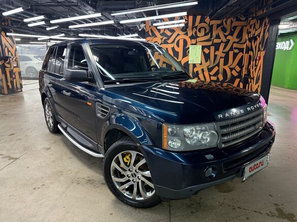 2007 Land Rover Range Rover Sport I, синий, 1150000 рублей - вид 4