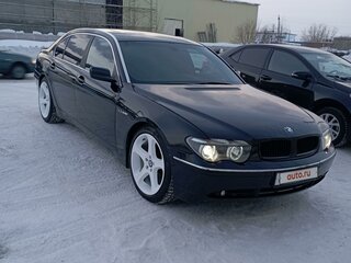 2002 BMW 7 серии 745i IV (E65/E66), чёрный, 1400000 рублей, вид 3