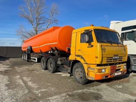 2008 КамАЗ 65116, жёлтый, 1300000 рублей, вид 2